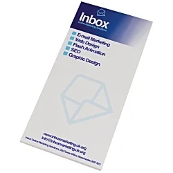 Slimline 25 Sheet Notepad - Digital Print