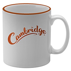 Cambridge Mug - White - Rim Print