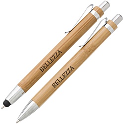 Brampton Bamboo Stylus Pen & Pencil Set