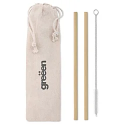 Bamboo Straw Set