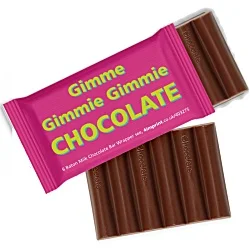 6 Baton Milk Chocolate Bar Wrapper