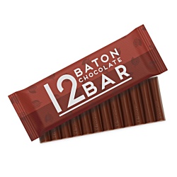 12 Baton Milk Chocolate Bar Wrapper