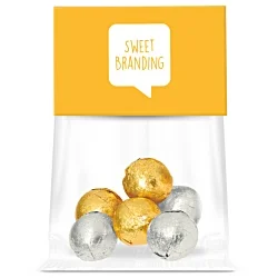 Info Card - Foiled Chocolate Balls