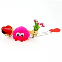 Heart Message Bug - Flowers