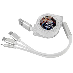 3-in-1 Reel Charging Cable