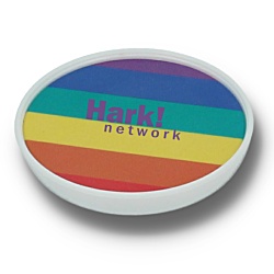 Recycled Rainbow Pop Badge