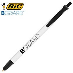 BIC® Clic Stic Stylus BGuard Antibac Pen - White Barrel