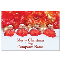 Christmas Cards - Personalised Card &  Message - Traditional
