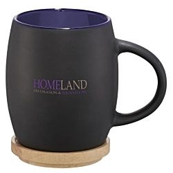 Hearth Mug with Wooden Coaster