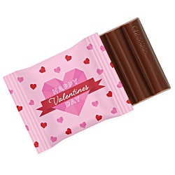 3 Baton Milk Chocolate Bar Wrapper - Valentine's Design