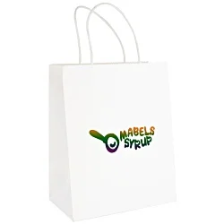 Brunswick Paper Bag - White - Medium - Digital Print