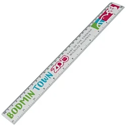 30cm Recycled Ruler - White