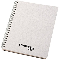 Bianco A5 Cotton Notebook - Budget Print