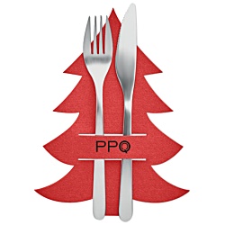 Christmas Tree Cutlery Holder