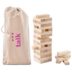 Wooden Toppling Tower Game