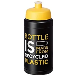 500ml Recycled Baseline Water Bottle - Black - Sport Lid