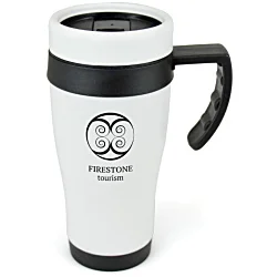 Oregon Blanc Vacuum Insulated Travel Mug - Printed