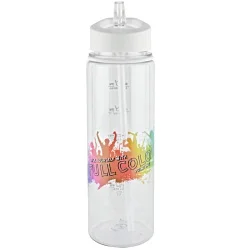 Evander 725ml Sports Bottle - Clear - Digital Wrap