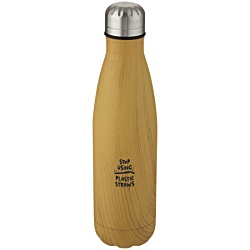 Cove 500ml Wood-Look Vacuum Insulated Bottle - Budget Print