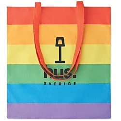 Rainbow Cotton Tote Bag