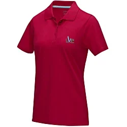 Graphite Organic Cotton Women's Polo - Embroidered