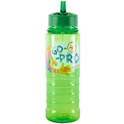 Lottie 750ml Sports Bottle with Straw - Digital Wrap