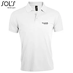 SOL's Prime Polo - White - Printed