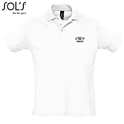 SOL's Summer Polo - White - Printed