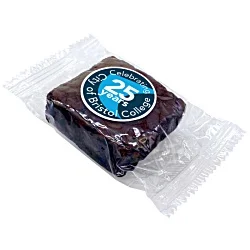 Brownie Bites with Printed Label