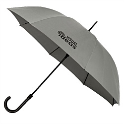 Falconetti Automatic Crook Walking Umbrella with Leather Handle