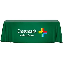 6ft Premium Table Cloth - Rectangular - Mid Drop