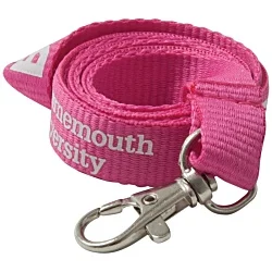 20mm Flat Polyester Lanyard