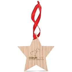 Star Wooden Tree Decoration