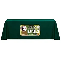 8ft Premium Table Cloth - Rectangular - Mid Drop