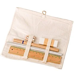 Cotton Pencil Case Set