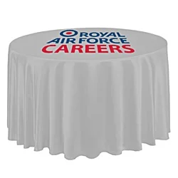 6ft Premium Table Cloth - Round - Full Drop