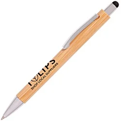 Travis Bamboo Stylus Pen - Printed