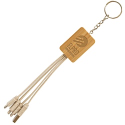 Wheatly Charger Keyring - Rectangle - Engraved