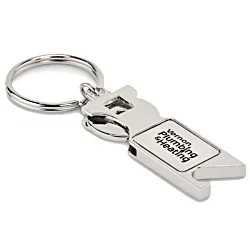 Tokeu € Token and Bottle Opener Keyring