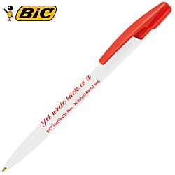 BIC® Media Clic Pen -  White - 5 Day