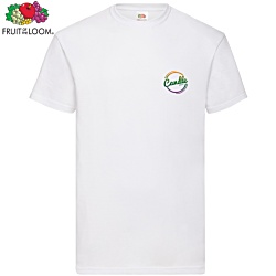 Fruit of the Loom Value T-Shirt - White - Digital Print