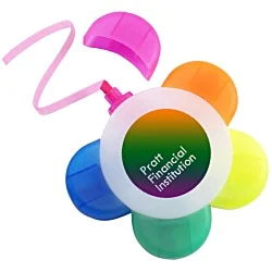 Hollyhock Flower Highlighter - Digital Print