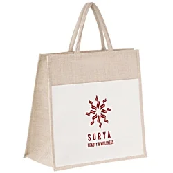 Windsor Jute Tote - Printed