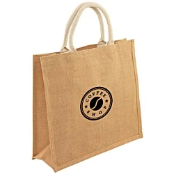 Bronte Jute Tote - Printed