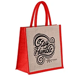 Cambridge Jute Tote - Printed