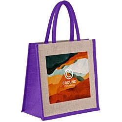 Cambridge Jute Tote - Digital Print