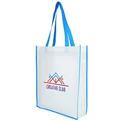 Contrast Non-Woven Shopper - Digital Print