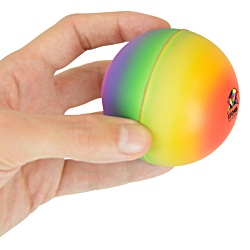 Rainbow Stress Ball - Digital Print