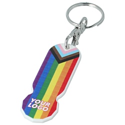 Pride Recycled Trolley Stick Keyring