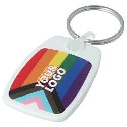 Pride Recycled Budget Keyring